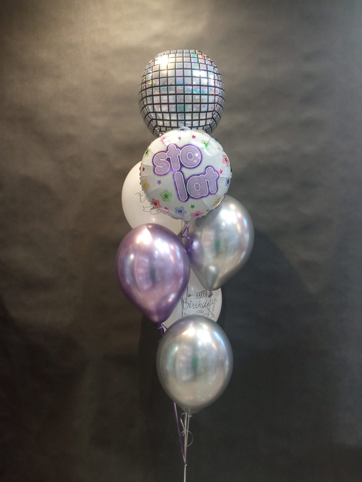 Bukiet balonowy na urodziny z helem