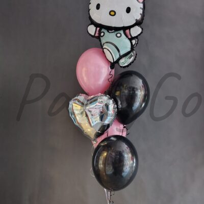 Bukiet balonowy „Hello Kitty” z helem