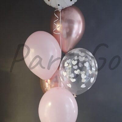 Bukiet balonowy „Happy Birthday” z helem