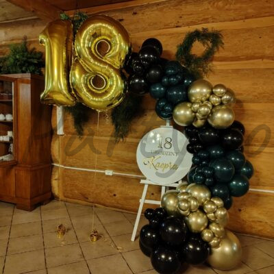 Dekoracja na 18 urodziny