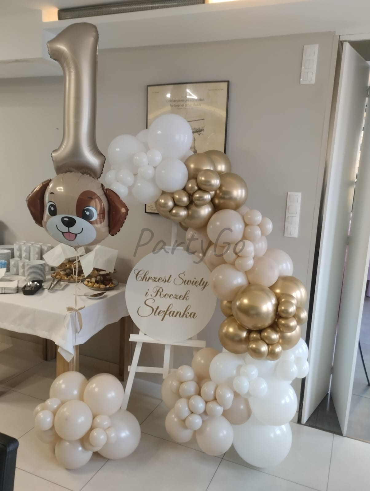 Dekoracja na Chrzest Święty i Roczek