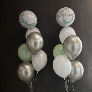 Kompozycja z bukietów balonowych z okazji Komunii Świętej