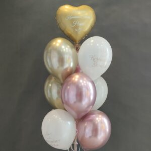 Bukiet balonowy z okazji Komunii Świętej z helem