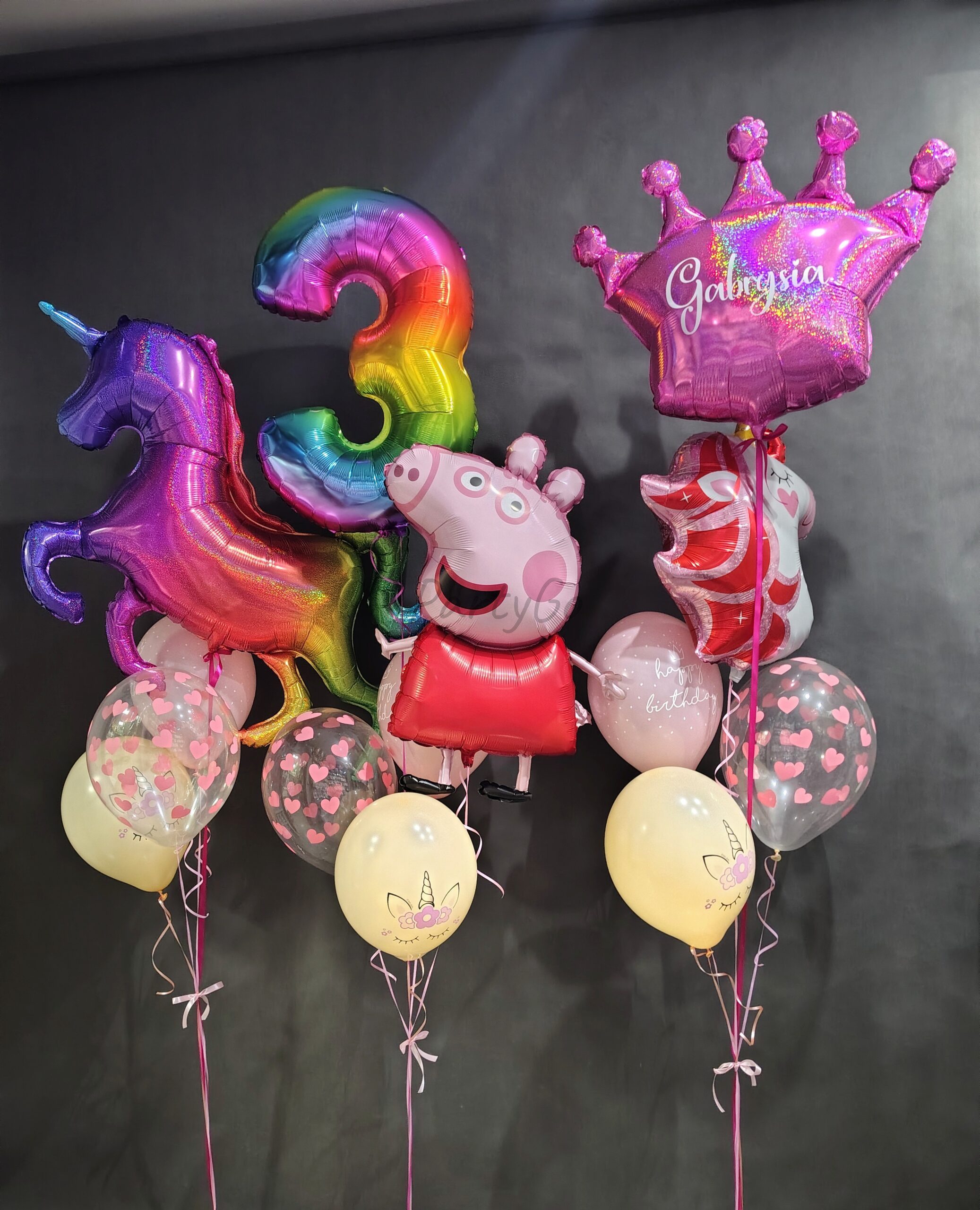 Dekoracje balonowe na 3 urodziny