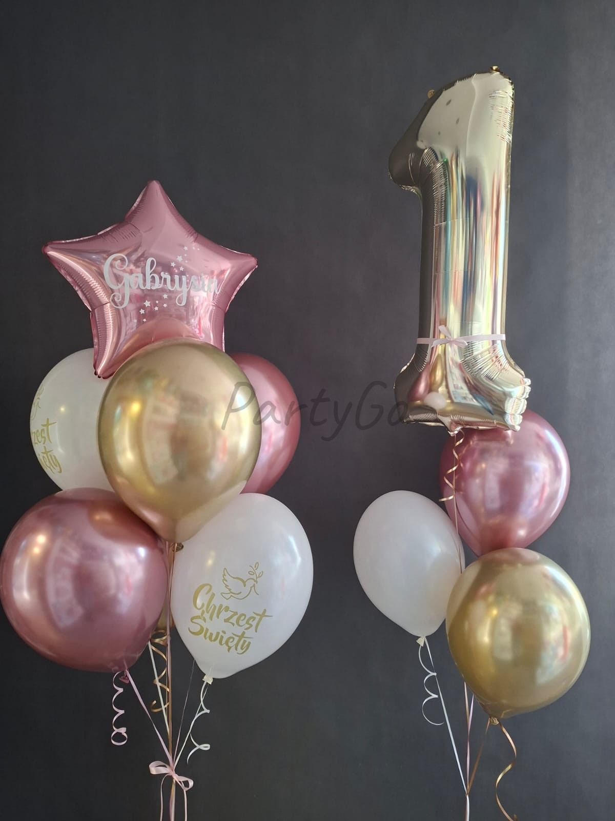 Kompozycja balonowa na Roczek z helem