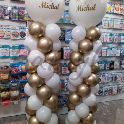 Dekoracja balonowa z okazji Ślubu