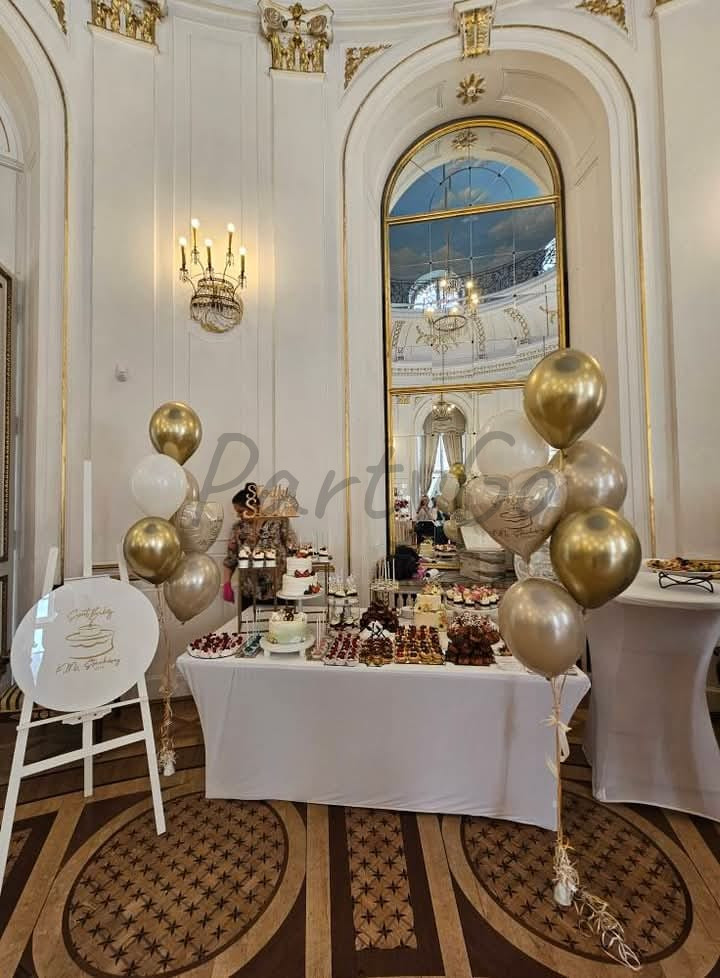 Dekoracja stoiska na targach weselnych