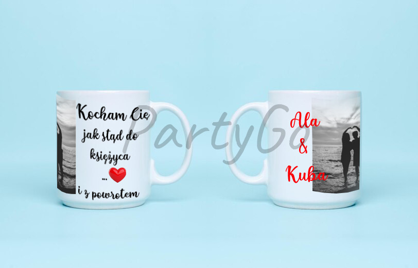 Spersonalizowany kubek na Walentynki