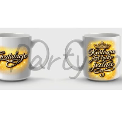 Kubek ze spersonalizowanym nadrukiem „Gratulacje”