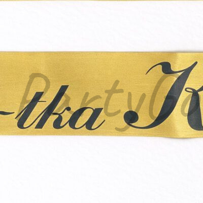 Spersonalizowana szarfa na 40 urodziny